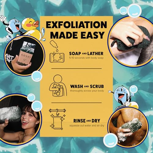 Exfoliating Shower Sponge (Green)