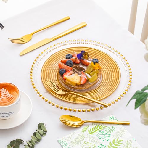 Gold Silverware Set for 4 (20-Piece / Gold)