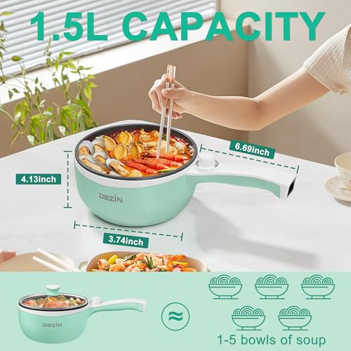Hot Pot Electric (1.5 L (Without Steamer) / Green)