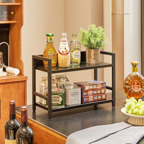 2 Tier Spice Rack (2-tier / Black)