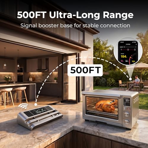 Wireless Smart Meat Thermometer (Dual probe)