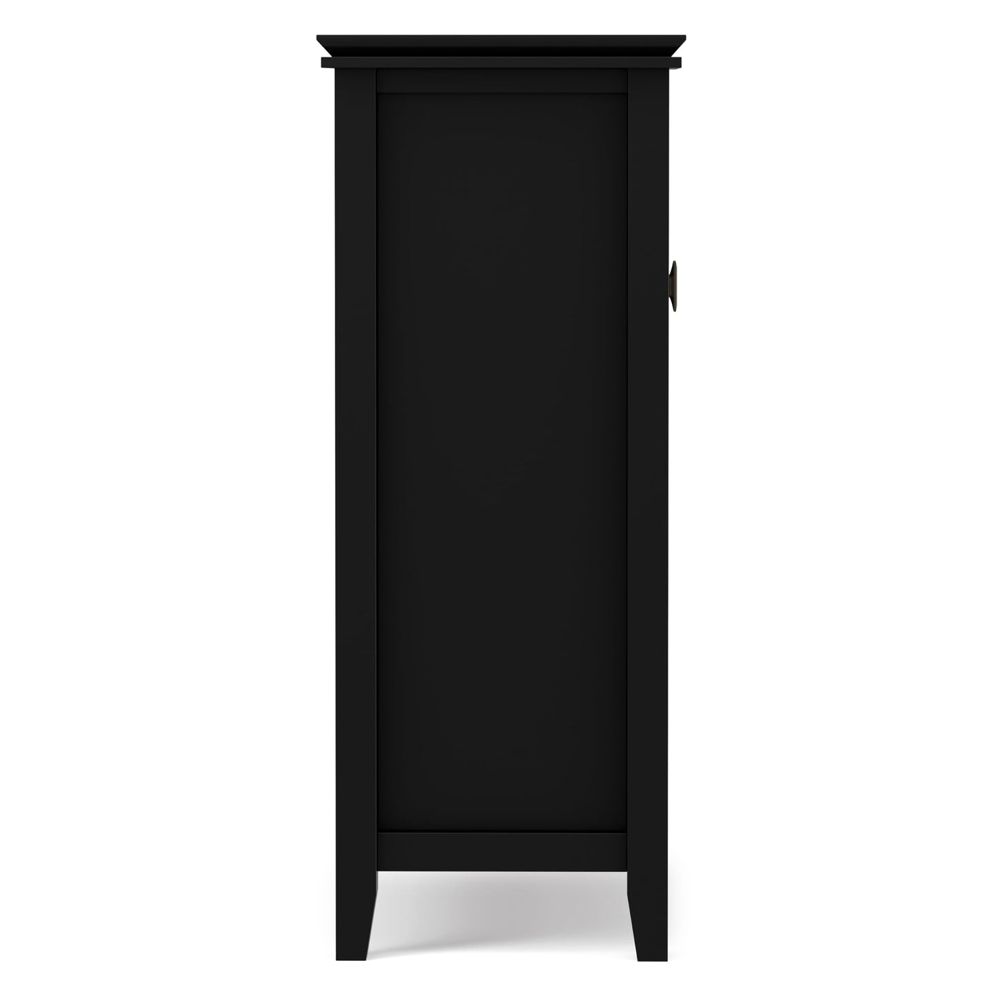Artisan 38" Wide Solid Wood Storage Cabinet in Black (Black / 38 inch)