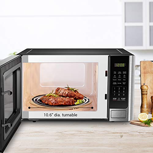 Countertop Microwave Oven (0.9 Cu.Ft Stainless Steel)