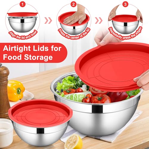 6 Pack Mixing Bowls Sets (6 Count)