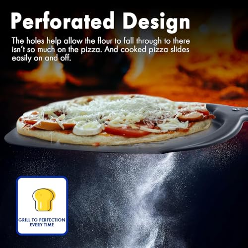 Pizza Peel 14 Inch Perforated Pizza Peel