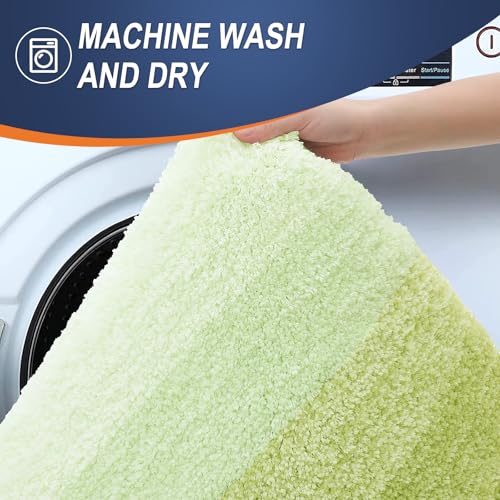 Bathroom Rugs Mat 30x20 (30" X 20" / Light Green)