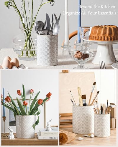 Kitchen Utensil Holder for Countertop (Fireworks(S+L))