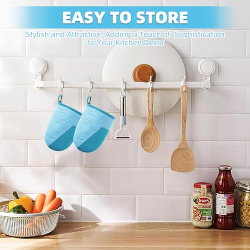 Mini Oven Mitts (Blue)