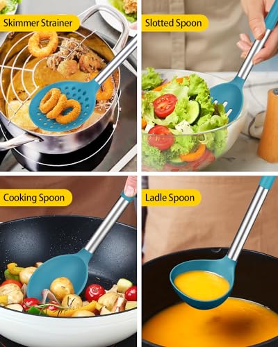 Silicone Kitchen Utensils Set (8 Count)