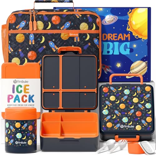 Kids Bento Snack Lunch Box with 4 Compartment