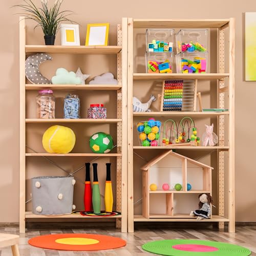 Clear Toy Storage Bins with Lids (8 Count)