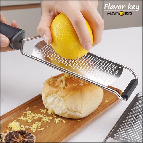 Cheese Chocolate Lemon Grater & Zester Tool Set Non