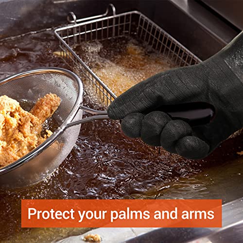 Heat Resistant BBQ Glove for Oven & Fryer Smoker (1 Pair)