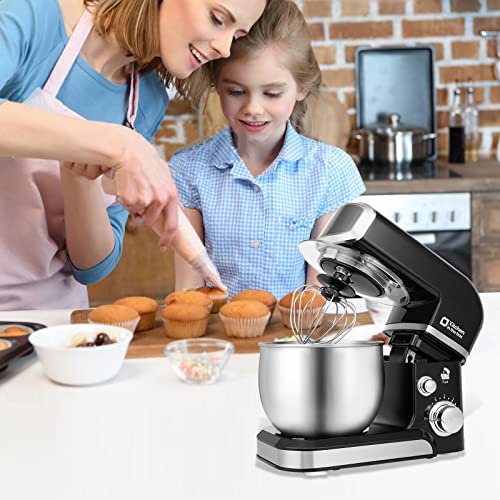 Stand Mixer 3.2Qt Small Electric Food Mixer (Black)