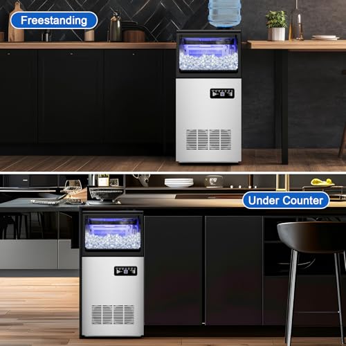 120 lbs Commercial Ice Maker Undercounter 5 Gal Jug Self