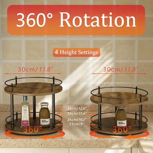 2 Tier Lazy Susan Organizer