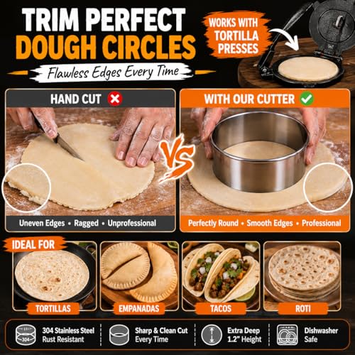 Large Round Cookie Cutter 6 PCS