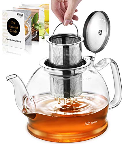 STNTUS Glass Teapot (1200ml/40oz)