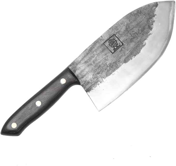 COOLINA Galba Butcher Knife, Full Tang Wide Blade, All-around Kitchen Knife for Meats and Bones