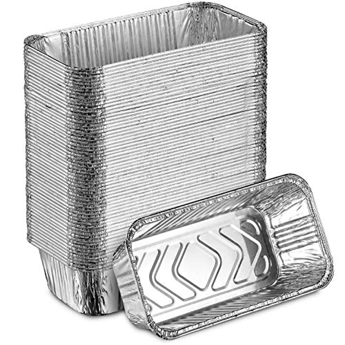 Aluminum Disposable Loaf Pans (2Lb 50 Pack)