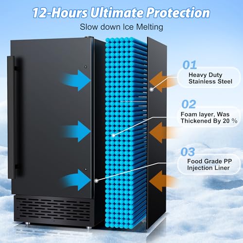 Under Counter Ice Maker (120Lbs/24-Y40FA)