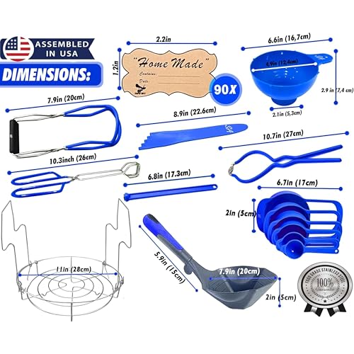 Blue Canning Supplies Starter Kit (Blue)