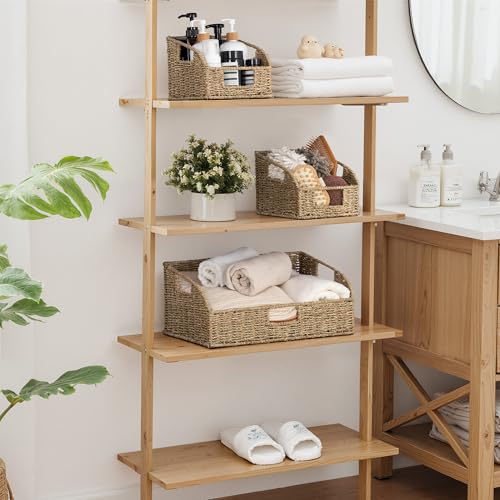 Seagrass Storage Baskets (Natural(Seagrass) / 17"L x 11"W x 7½"H + 2x 7½"L x 9½"W x 6¾"H)