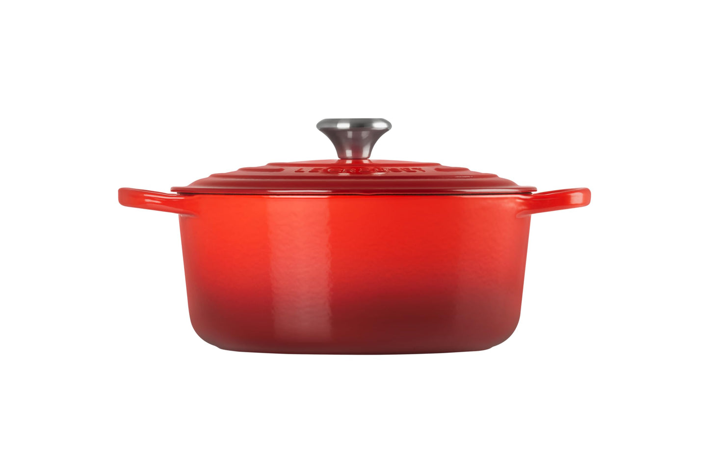 Enameled Cast Iron Round Dutch Oven (Cerise / 5.5 Qt)
