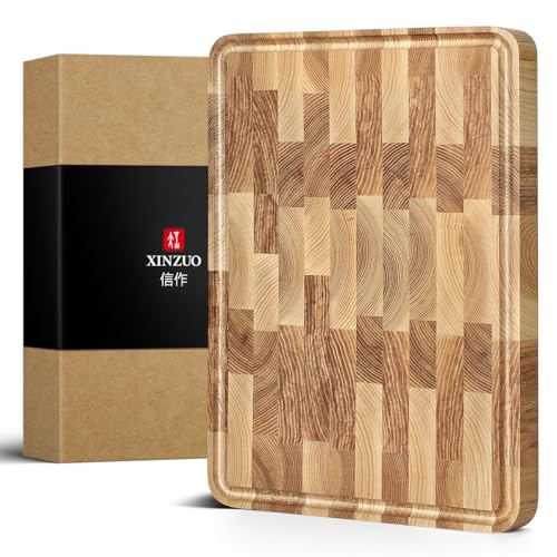 Ash Wood Cutting Board (13.8"L x 9.8"W)