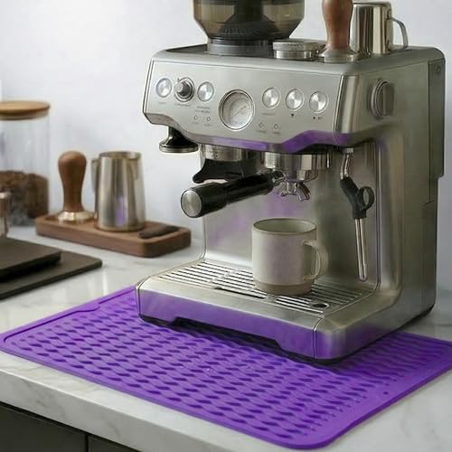 Silicone Dish Drying Mat (Purple / 16"L x 12"W)