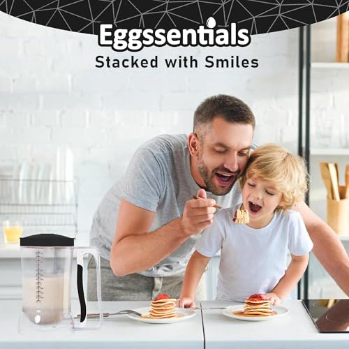 Pancake Batter Dispenser (Black Midnight / 4 Cup Capacity)