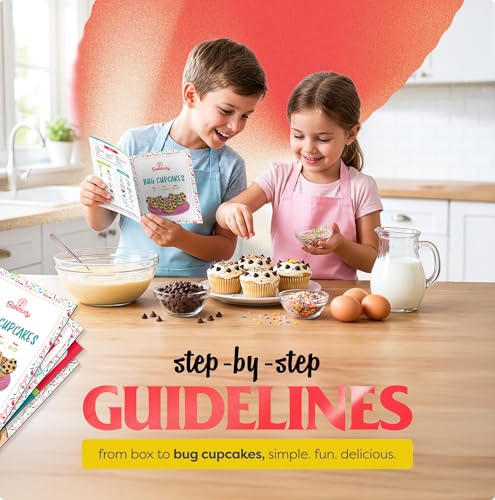 Bug Cupcakes Kids Baking Kit with Pre (Bug Cupcakes)