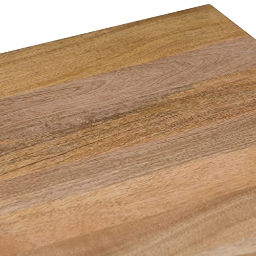 Hunter 22" Wide Solid Wood Square End Table in Natural (End Table / 22 inch / Refined Natural)