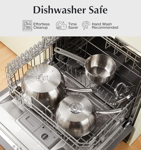 Stainless Steel Saucepan (Silver / 3 Quart)