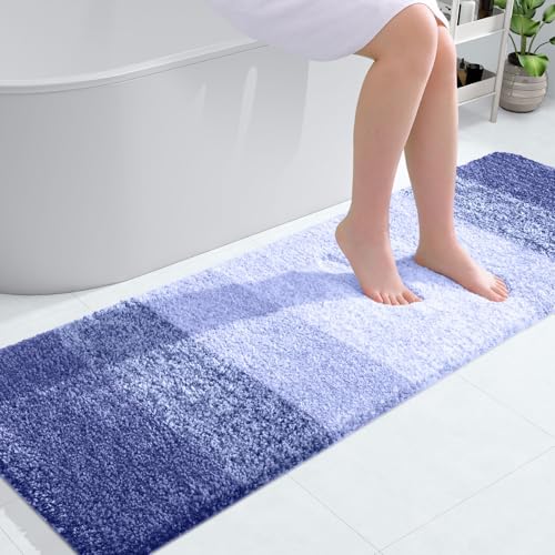 Bathroom Runner Rug 59x20 (59" X 20" / Blue-violet)