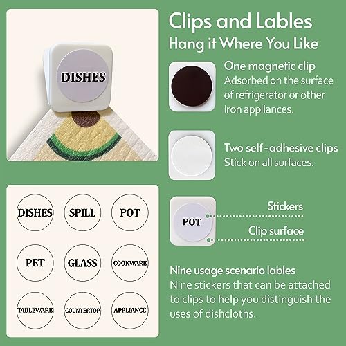 Swedish Dishcloths for Kitchen (Fruit Party)