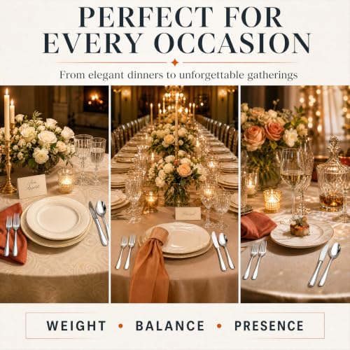 Silverware Set for 12 (60 Pieces)