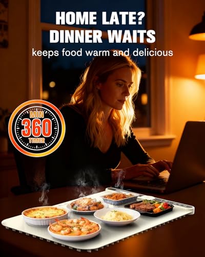 Warming Mat for Food (Beige / 24x15 Inch)