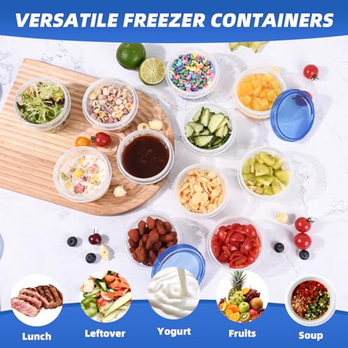 Freezer Storage Containers (8oz-12 pack)