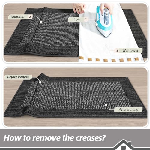 Indoor Door Mat 20" x 48" (Charcoal / 20" X 48" (Rectangular))