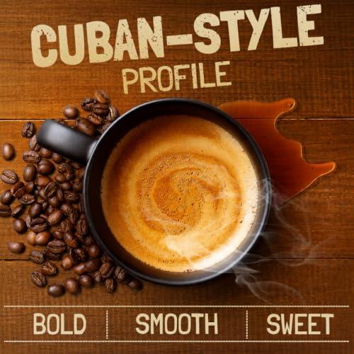 Decaf Dark Roast 12oz Bag Cafe Swiss Water Decaffeinated Cubano Roast 100% Arabica Whole Coffee Beans (12 Ounce (Pack of 1))