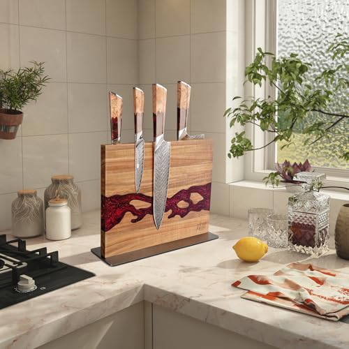 Magnetic Knife Block (Red)