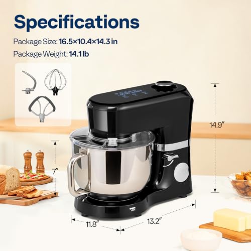 Stand Mixer with Dough Proofing (Smart Presets / Black)