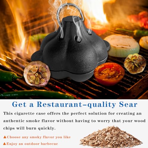 Cast Iron Smoker Box & Pre (Smoker Roaster B)