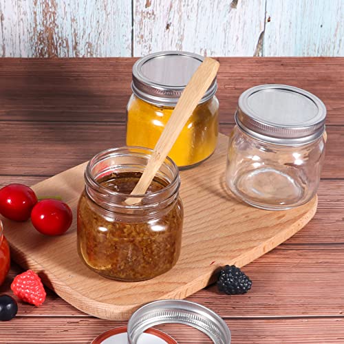 24 Pack 8 oz Glass Mason Jars (8oz,24 Pack)
