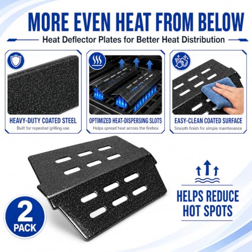 Grill Parts for Weber Genesis 300 Series Grills with Front Control (17.5" x 2.25" x 2.3751" - 7620 Genesis 300)