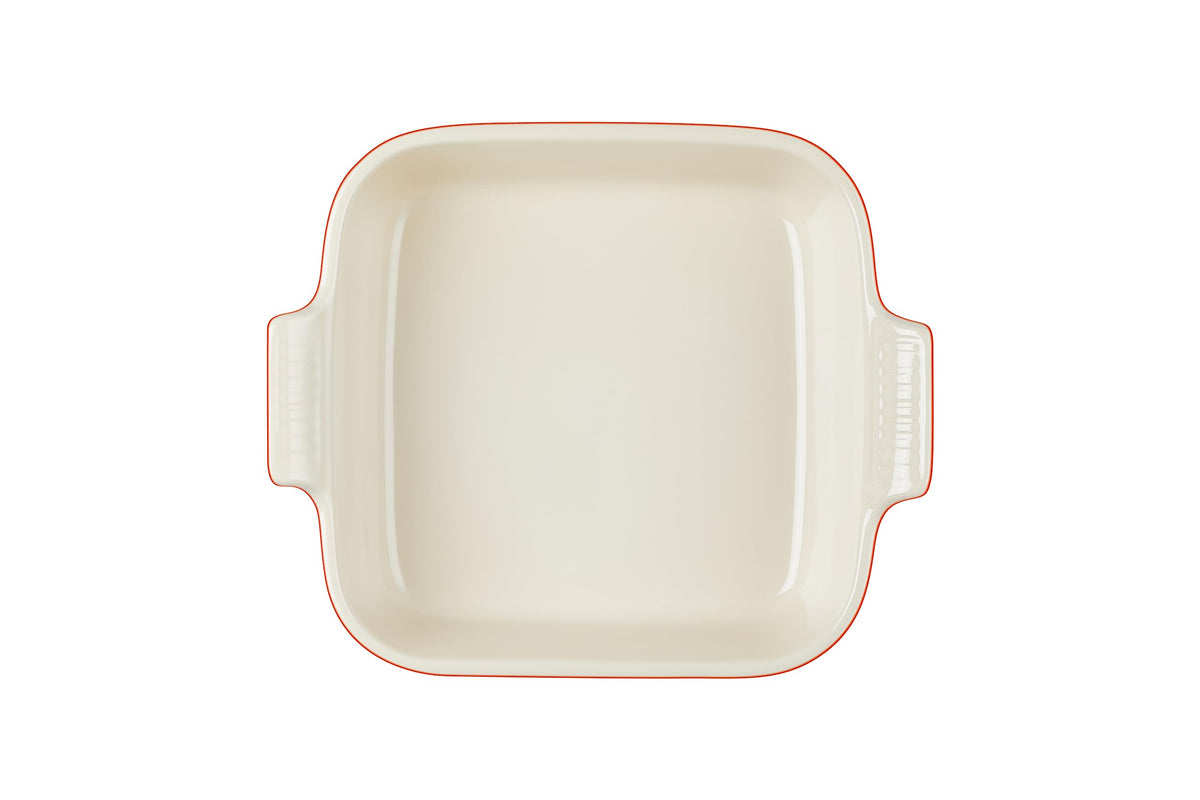 Stoneware Heritage Square Dish (Cerise / 3 qt.)