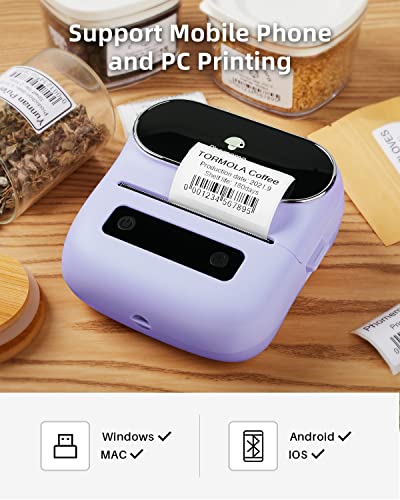 Label Maker Bluetooth Thermal Printer for Barcode