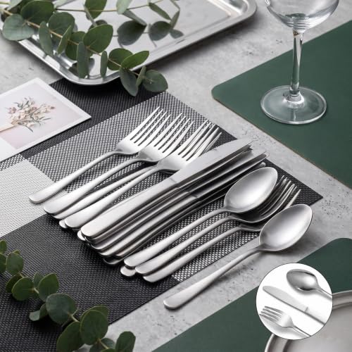 216pcs Silverware Set (216PCS Dinner Forks+ Dinner Spoons+ Dinner Knife)