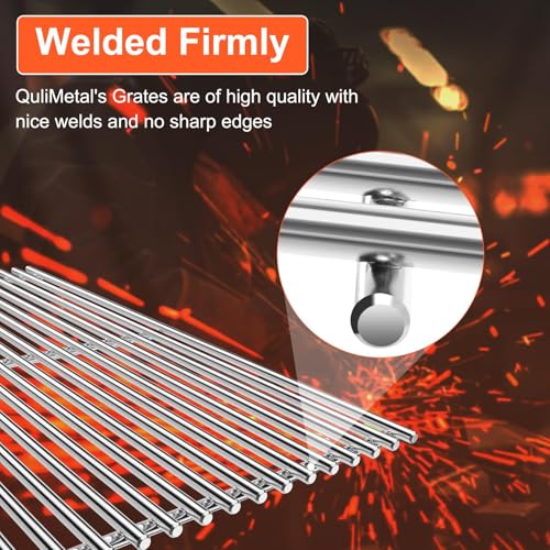 17.5 Inch Grill Grates for Weber Spirit 200 & GS4 II 200 Sreies (17.5" x 10.2" 2 Pack)